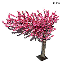 Голямо извито изкуствено дърво Японска вишна за декор 1.5 метра - PL306